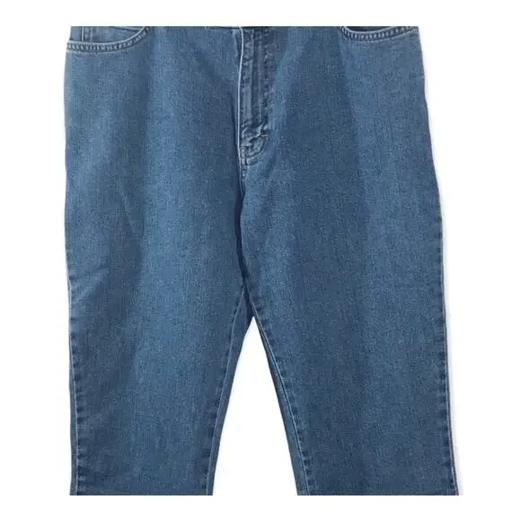 Tommy Hilfiger Vintage High-Waist Capri Mom Jeans Size 10 – Split Seam Retro - Picture 7 of 16